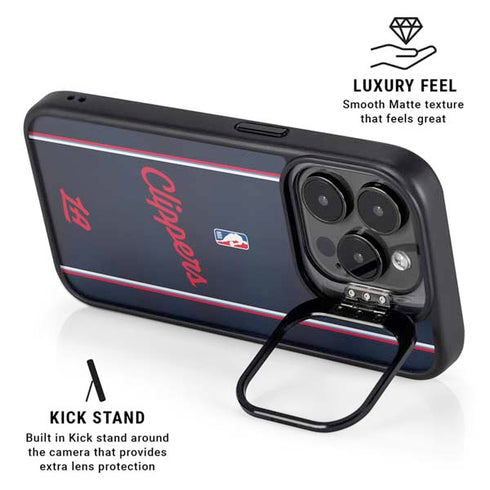 NBA LA Clippers Jersey iPhone 13 Pro Kickstand Case